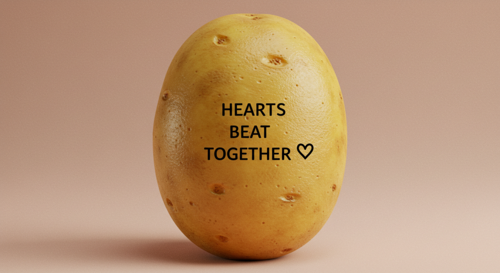 How Potato Parcel Turned a Joke into millions in Revenue!
A potato with a personalized message, ready to be mailed.